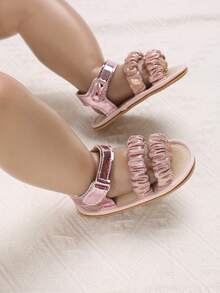 New Summer Style Cute Soft Sole Sandals And First Walkers For 0-1 Year Old Infant - Pink - View 6
