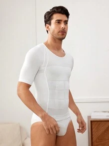 男士純色運動緊身衣