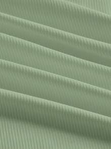 Sweetina 鏈花邊針織筒狀上衣 - 薄荷綠 - 查看 4