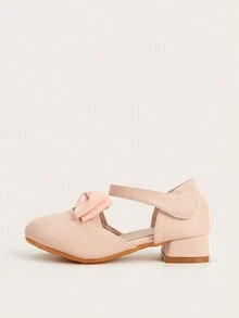 Children's Pink Flat Sandals, New Princess Shoes For Big Kids With Round Toe And High Heel, Suitable For Performance - Pink - View 3