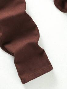 Tween Boys' Star Pattern Street Style Jeans - Brown - View 6