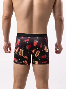 Men'S Printed Square Cut Boxer Briefs