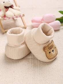 Fall/Winter Infant Anti-Slip First Walker Shoes, 0-1 Years Old - Apricot - View 3