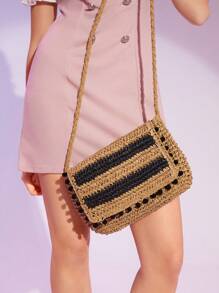 SHEIN MOD Damski Modny Kolorowe bloki Torba typu Crossbody