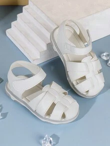 嬰兒平底涼鞋 - 白色 - 查看 1