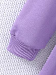 少女實色膝上連帽運動衫裙,秋冬季節必備單品