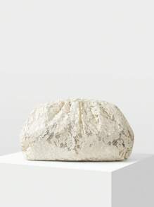 MOTF PREMIUM 女性杏色手拿包 - 米色 - 查看 1