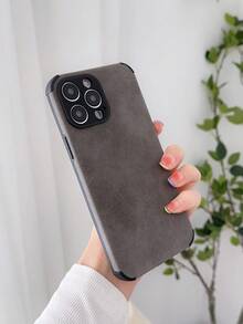 純色防摔手機殼,適用於iphone - 灰色 - 查看 2