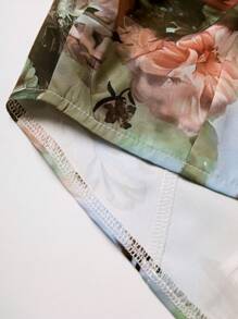 SHEIN Unity Women's Angel Print Off Shoulder Blouse - Multicolor - View 7