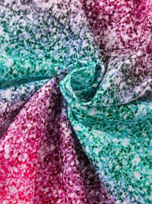 SHEIN GraphicGems 年輕女孩獨角獸印花背心a字裙 - 彩色 - 查看 5