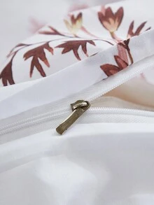 3pcs Modern American Style Home Bedroom Four Seasons Universal Simple Fashionable Fresh Polyester Microfiber Multi-Colored Digital Printed Quilt Cover Set (1 Quilt Cover + 2 Pillowcases, No Filling) - Multicolor - View 19