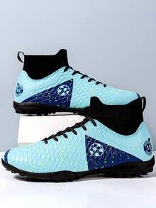 高筒兒童足球鞋 - 彩色 - 查看 3