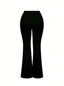 VaVaBold Women's Drawstring & Flared Pants Fall Cloth For Women - Black - View 4