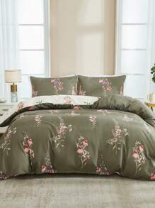 3 件套数码印花纤维床上用品 - 彩色 - 查看 2