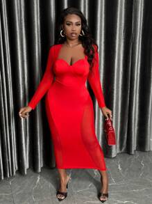 Slaydiva Vestido De Corsé Sin Respaldo Con Escote En Corazón De Talla Grande