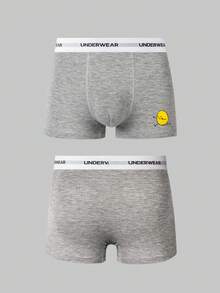 4入組男士卡通印花短褲 - 彩色 - 查看 7