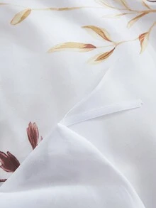 3pcs Modern American Style Home Bedroom Four Seasons Universal Simple Fashionable Fresh Polyester Microfiber Multi-Colored Digital Printed Quilt Cover Set (1 Quilt Cover + 2 Pillowcases, No Filling) - Multicolor - View 10