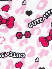 SHEIN 少女可愛娃娃印花背心,完美適用於夏日假期、旅行和派對 - 彩色 - 查看 5