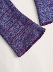 ROMWE PUNK Plus Size Women'S Butterfly Pattern Raglan Sleeve Sweater Pullover