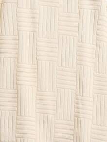 SHEIN Tween Boy 舒適純色短袖 T 卹,適合休閒穿著 - 杏色 - 查看 5