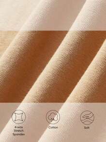 Cozy Pixies مجموعة تي شيرت وسروال قصير برقبة دائرية مطبوع عليه حرف للأولاد الرضع، ملابس مطابقة - متعدد الألوان - مشاهدة 15