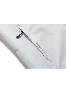 Zip Up Hooded Jacket - Light Grey - View 7