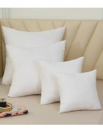 1pc Wit Square Zachte Polyester Throw Kussen Cushion Insert view 4