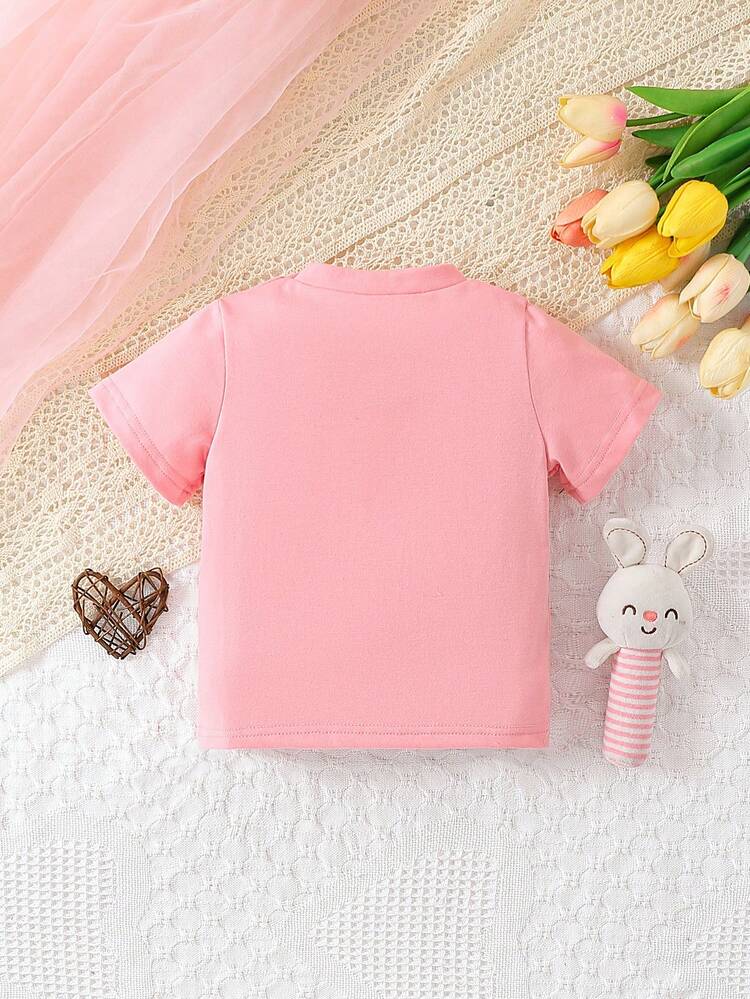 Fashionable Cool Embroidered Plush Cute Toddler Girls' Top
