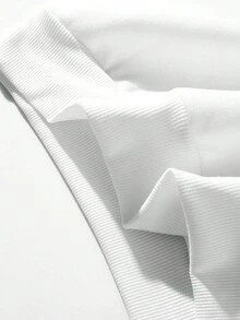 Men's Cartoon Dinosaur And Letter Printed Sweatshirt - White - View 3