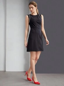 女士時尚紅色高跟鞋 - 酒紅色 - 查看 3