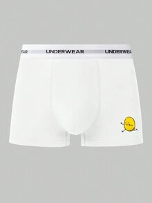 4入組男士卡通印花短褲 - 彩色 - 查看 4