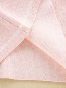 SHEIN Nhỏ bé Cô gái Không tay Áo len dệt kim Đầm Với Hình hoa - Hồng - Xem 6