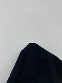 Rometta Bluzki Rozmiar Plus Siateczka kontrastująca Pompon Zawiązywanie z przodu Prosty Casual