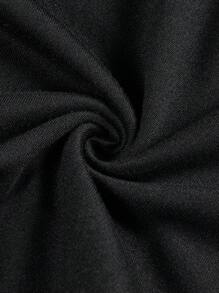 SHEIN Essnce 4入組全體適用黑色白色棕色灰色修身女士休閒長袖T恤 - 彩色 - 查看 4