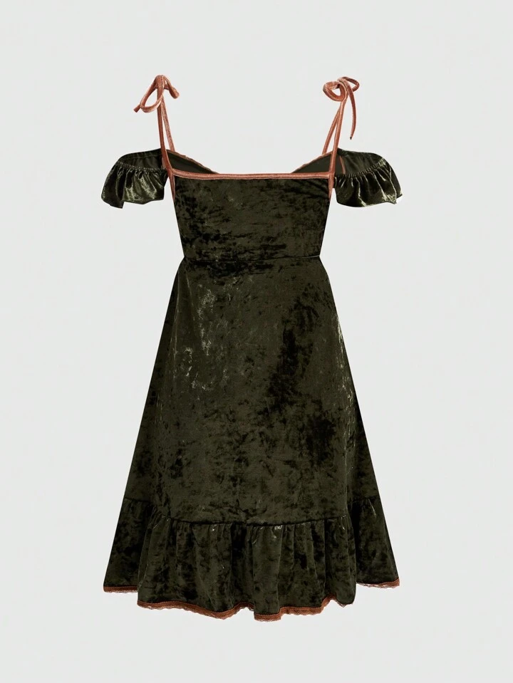 Our Hippie Women's Off Shoulder Rope Cami Dress is such a vibe - ROMWE
