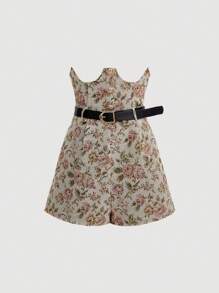 SHEIN MOD Women'S Jacquard High Waisted Shorts