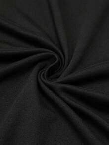 SHEIN EZwear Women's 2024 Happy New Year Printed Short Sleeve T-Shirt - Black - View 7