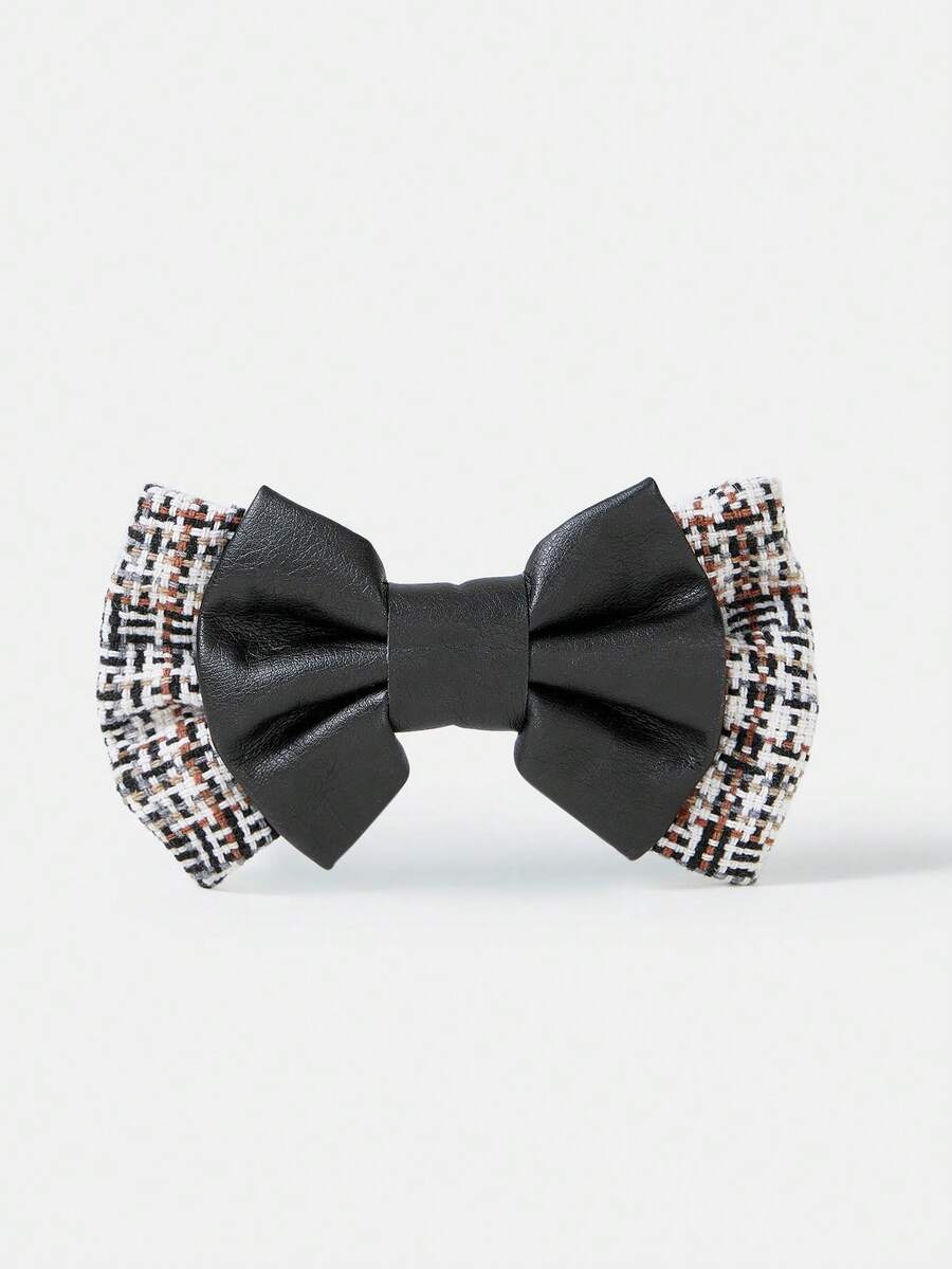 SHEIN MOD 1pc All-Match Bowknot Hair Clip Vintage - Multicolor - View 1