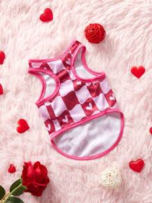 Juliana Soria Nghệ sĩ Girlcore 1pc Ngày lễ tình nhân Trang trí trái tim kẻ sọc hồng Tình yêu cho mèo và chó, ngày lễ - Nhiều màu - Xem 3
