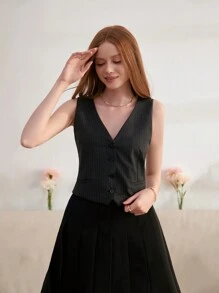 Aveloria Jachetă de damă în dungi - Gri - Vizualizare 5