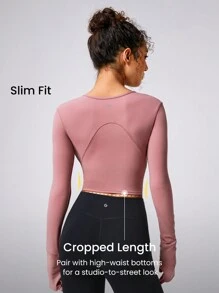 GLOWMODE FeatherFit™ Retro O-Ring Top With Thumbhole Light Support