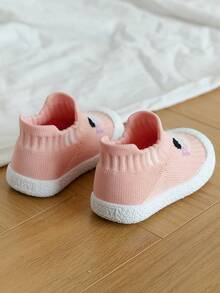寶寶單腳踏步鞋,襪子鞋,日常保健,卡通運動鞋,粉色 - 粉色 - 查看 7