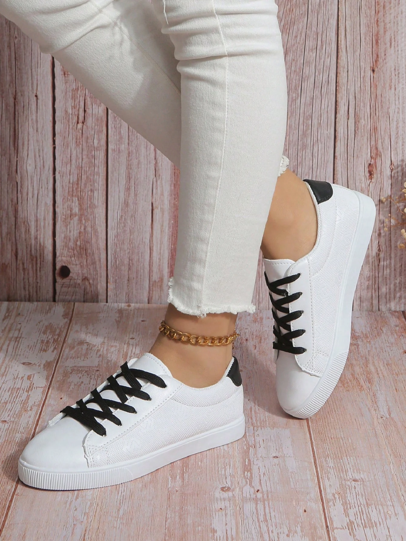 Lo nuevo en Kawaii Zapatillas Blancas Para Mujer, Nuevo Estilo