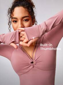 GLOWMODE FeatherFit™ Retro O-Ring Top With Thumbhole Light Support