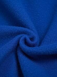 SHEIN Tween Boys Casual Simple Cartoon Pattern Long Sleeve Hooded Sweatshirt, Suitable For Autumn And Winter