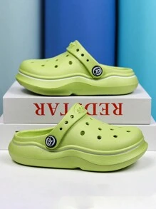 Eva Soft, Comfortable, Lightweight Children's Hollow Shoes - Green - View 3