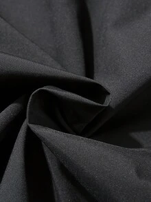 男式棒球夾克夏秋季保暖外套 - 黑色 - 查看 5