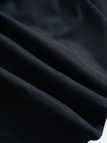 Sweetra Của phụ nữ Off-shoulder Áo Trang trí Với Nơ - màu đen - Xem 7