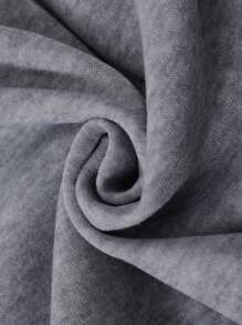 Manfinity Homme Loose Fit Men's Hoodie With Letter Print, Men Hoodie, Hoodie Men, Grey Hoodie