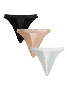 Ocili 女款字母印花肩帶丁字褲 - 彩色 - 查看 3